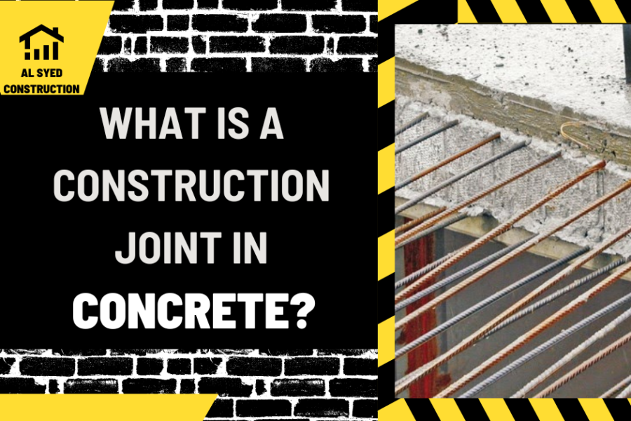 What is a Construction Joint in Concrete