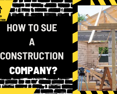 How to Sue a Construction Company