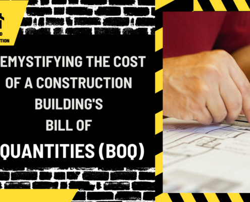 Demystifying the Cost of a Construction Building's Bill of Quantities (BOQ)