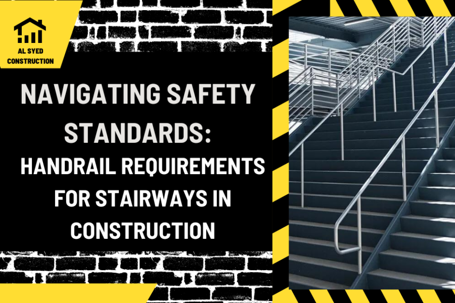 Navigating Safety Standards: Handrail Requirements for Stairways in Construction