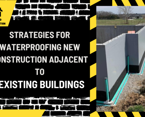 Ensuring Integrity: Strategies for Waterproofing New Construction Adjacent to Existing Buildings