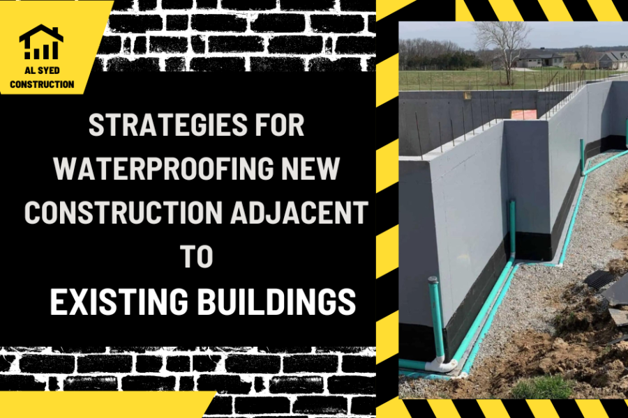 Ensuring Integrity: Strategies for Waterproofing New Construction Adjacent to Existing Buildings