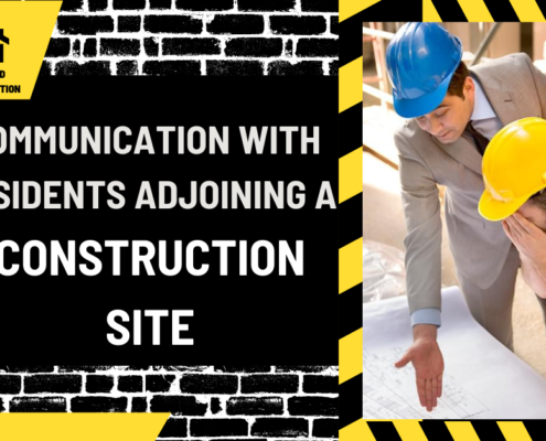 Communication with Residents Adjoining a Construction Site