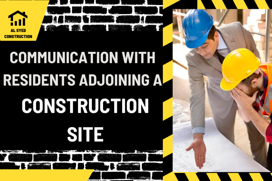 Communication with Residents Adjoining a Construction Site