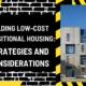 Building Low-Cost Transitional Housing: Strategies and Considerations