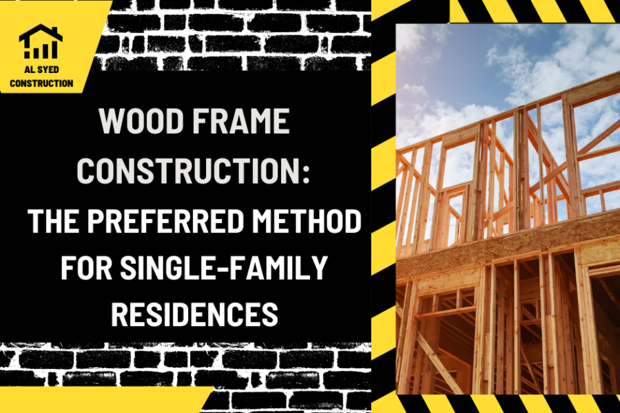 Wood Frame Construction: The Preferred Method for Single-Family Residences