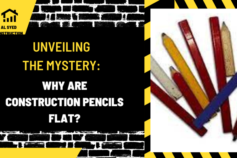 Unveiling the Mystery: Why Are Construction Pencils Flat?