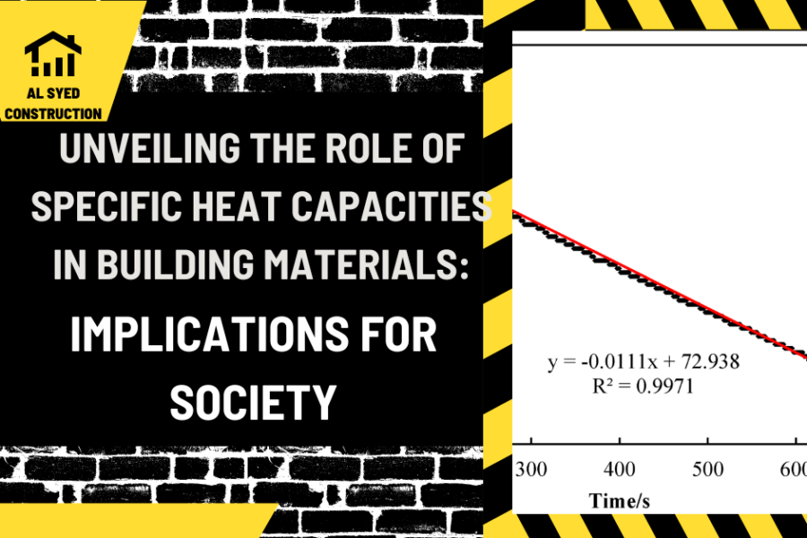 Unveiling the Role of Specific Heat Capacities in Building Materials: Implications for Society