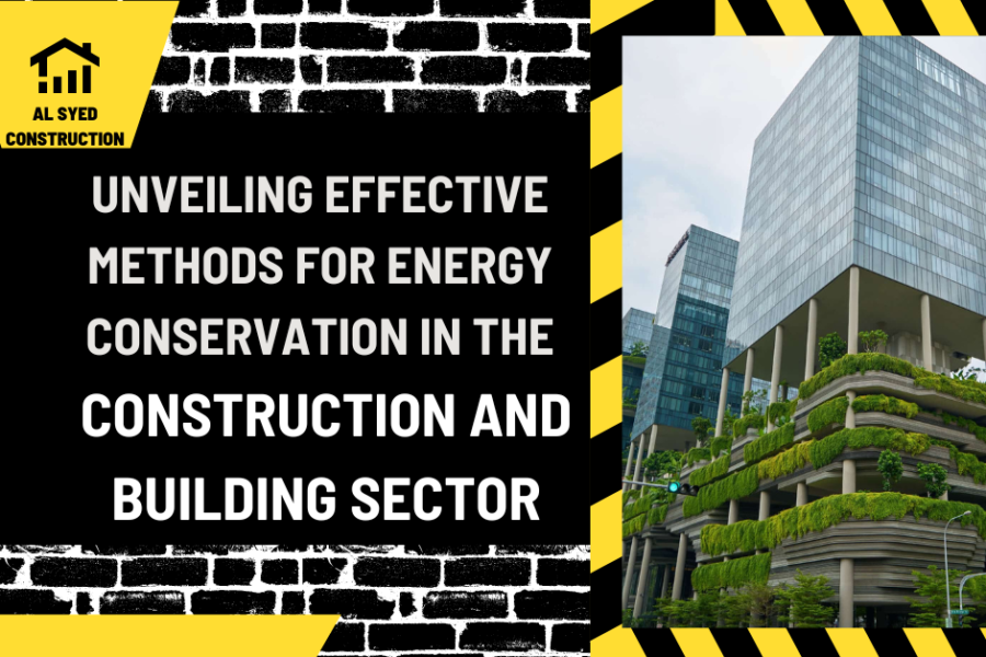 Unveiling Effective Methods for Energy Conservation in the Construction and Building Sector