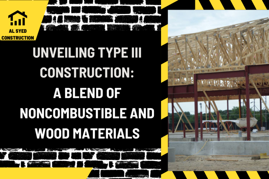 Unveiling Type III Construction: A Blend of Noncombustible and Wood Materials