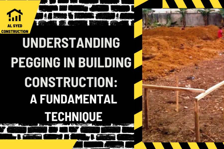 Understanding Pegging in Building Construction: A Fundamental Technique