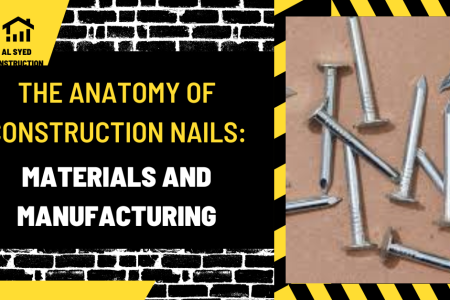 The Anatomy of Construction Nails: Materials and Manufacturing