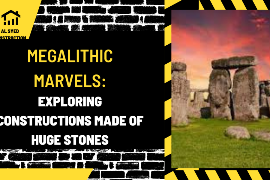 Megalithic Marvels: Exploring Constructions Made of Huge Stones