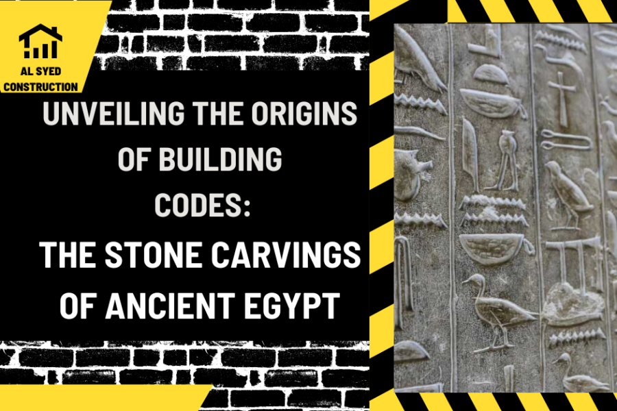 Unveiling the Origins of Building Codes: The Stone Carvings of Ancient Egypt