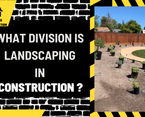 What Division is Landscaping in Construction