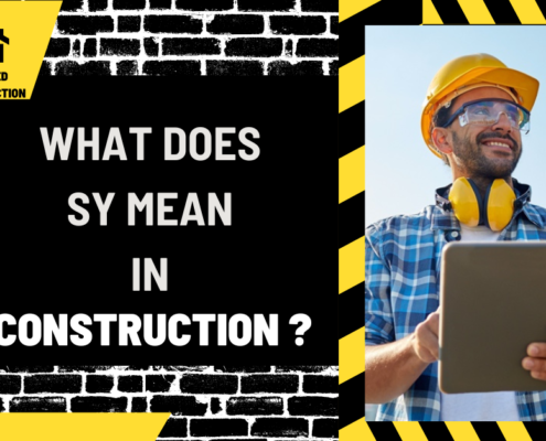 What Does SY Mean in Construction