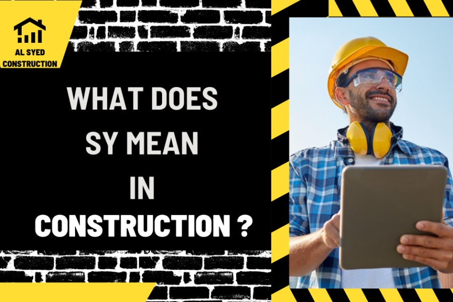 What Does SY Mean in Construction