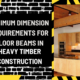 Minimum Dimension Requirements for Floor Beams in Heavy Timber Construction