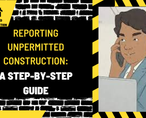 Reporting Unpermitted Construction: A Step-by-Step Guide