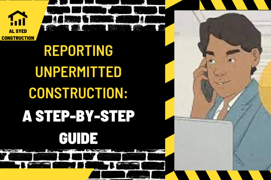 Reporting Unpermitted Construction: A Step-by-Step Guide