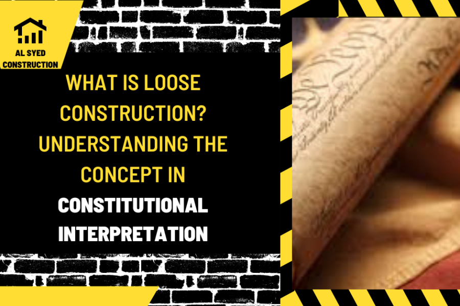 What is Loose Construction? Understanding the Concept in Constitutional Interpretation