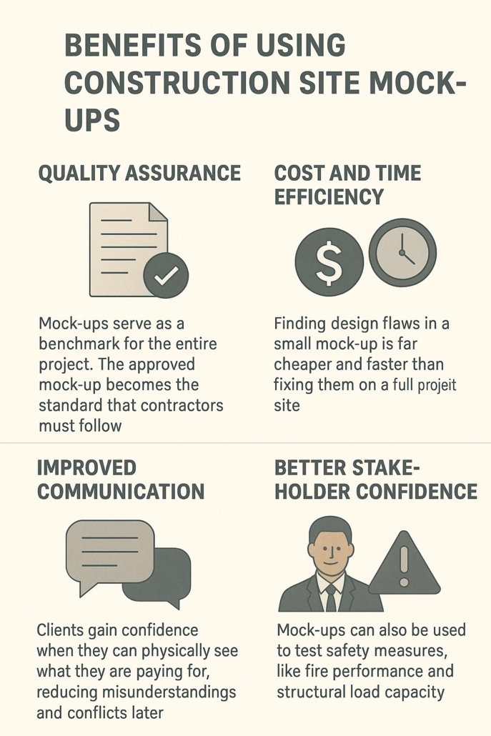 Benefits of Using Construction Site Mock-Ups