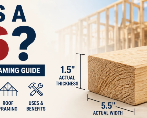 What is a 2x6 lumber guide showing nominal 2x6 size, actual 1.5 by 5.5 inch dimensions, and common framing uses