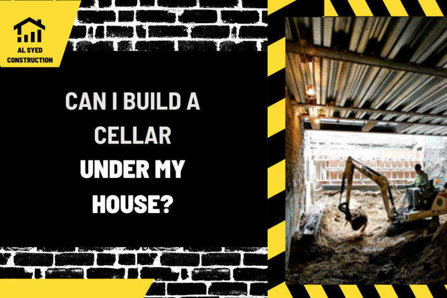 Can I Build a Cellar Under My House