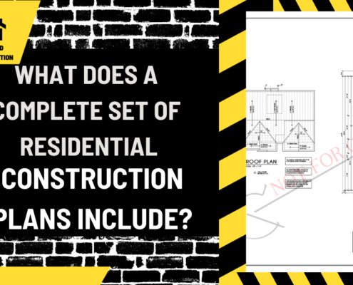 What Does a Complete Set of Residential Construction Plans Include