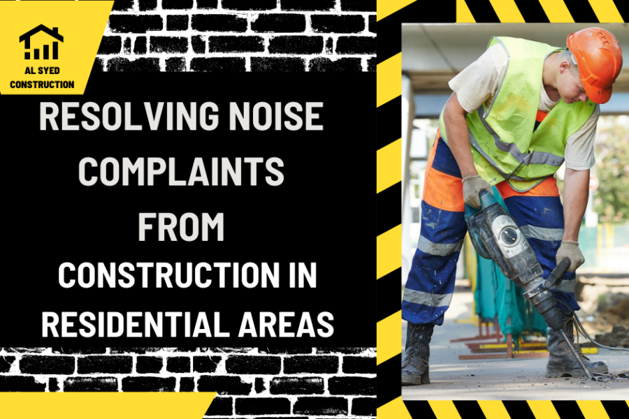 Resolving Noise Complaints from Construction in Residential Areas