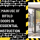 The Main Use of Bifold Doors in Residential Construction