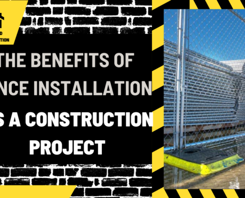 The Benefits of Fence Installation as a Construction Project