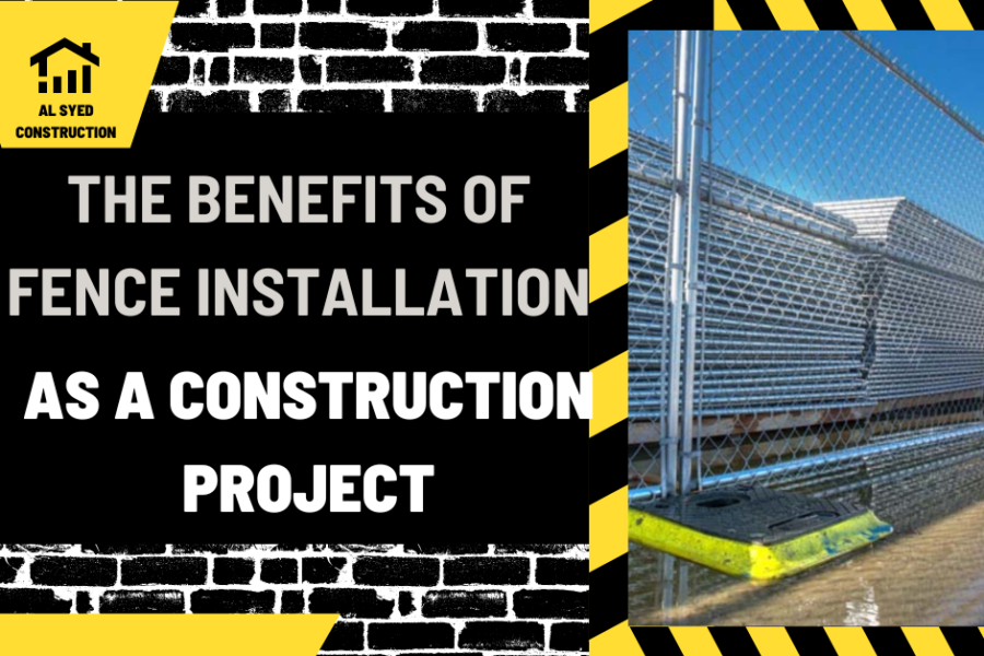 The Benefits of Fence Installation as a Construction Project