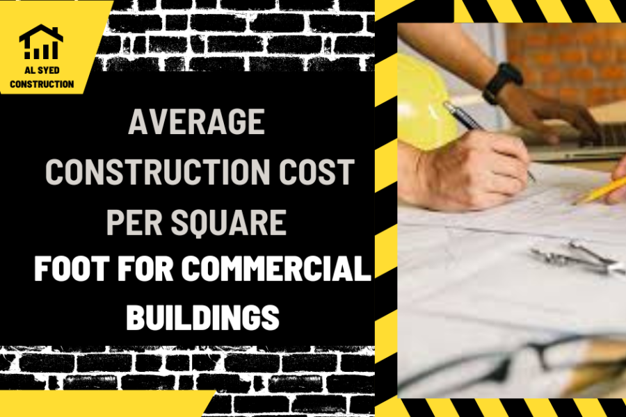 Average Construction Cost per Square Foot for Commercial Buildings