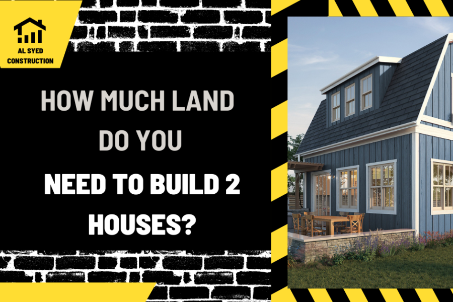 How Much Land Do You Need to Build 2 Houses