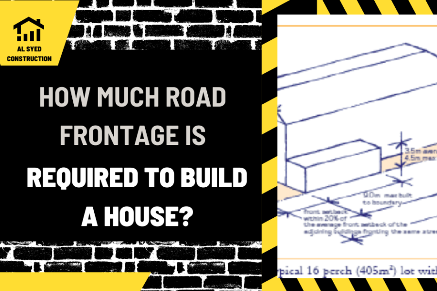 How Much Road Frontage is Required to Build a House