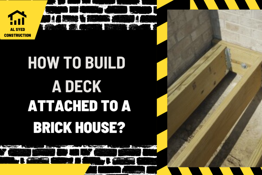 How to Build a Deck Attached to a Brick House