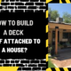 How to Build a Deck Roof Attached to a House