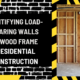 Identifying Load-Bearing Walls in Wood Frame Residential Construction