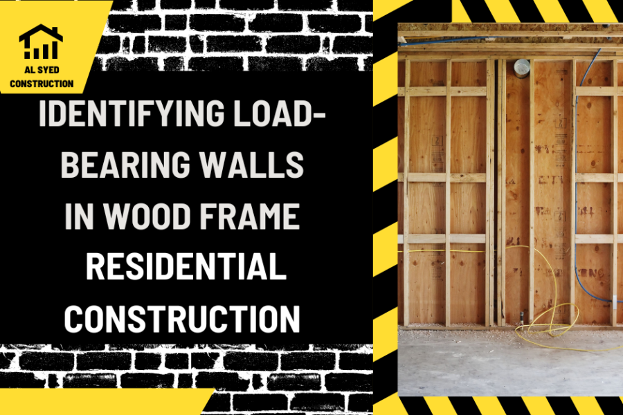 Identifying Load-Bearing Walls in Wood Frame Residential Construction