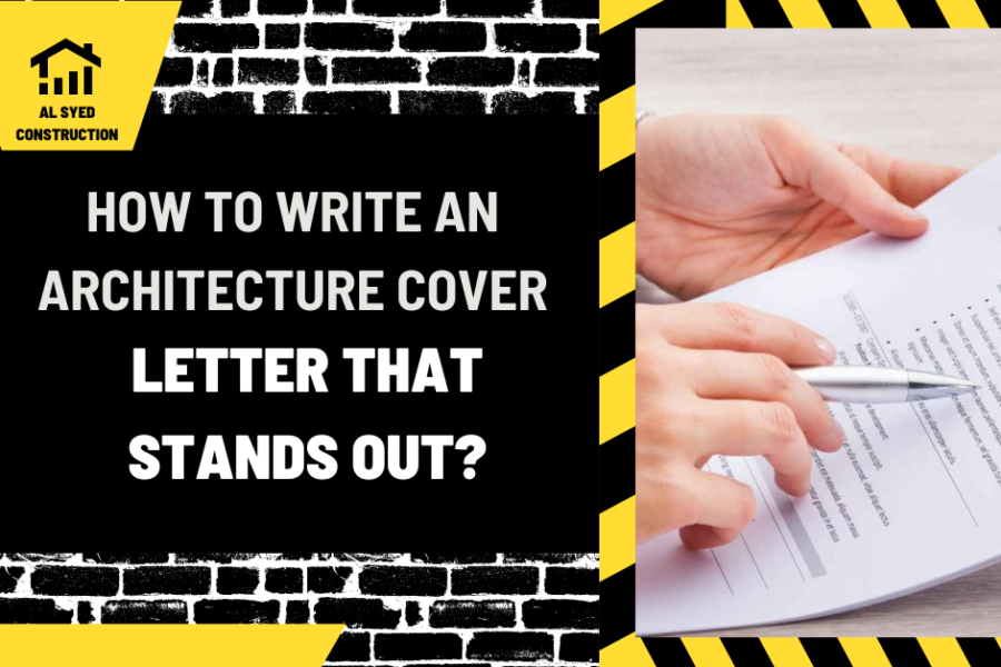 How to Write an Architecture Cover Letter That Stands Out