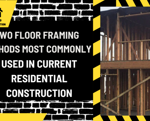 Two Floor Framing Methods Most Commonly Used in Current Residential Construction