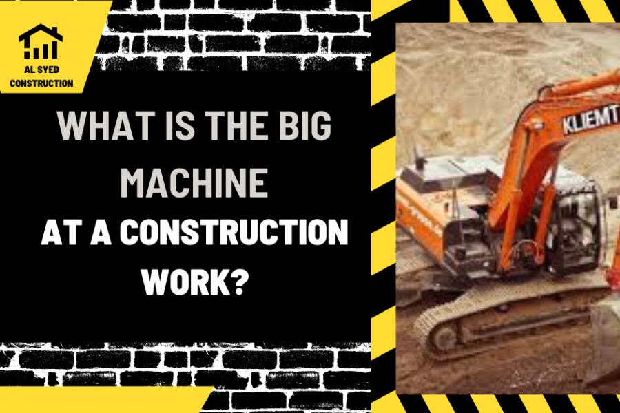 What is the Big Machine At a Construction Work