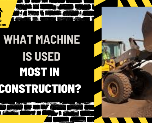 What machine is used most in construction?