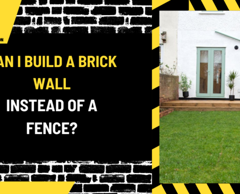 Can I Build a Brick Wall Instead of a Fence? Comprehensive Guide