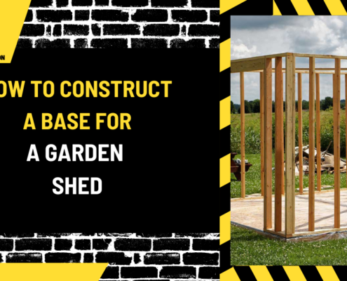 How to Construct a Base for a Garden Shed