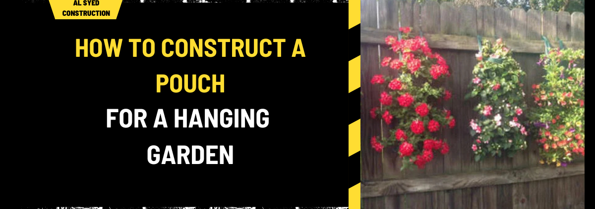 How to Construct a Pouch for a Hanging Garden