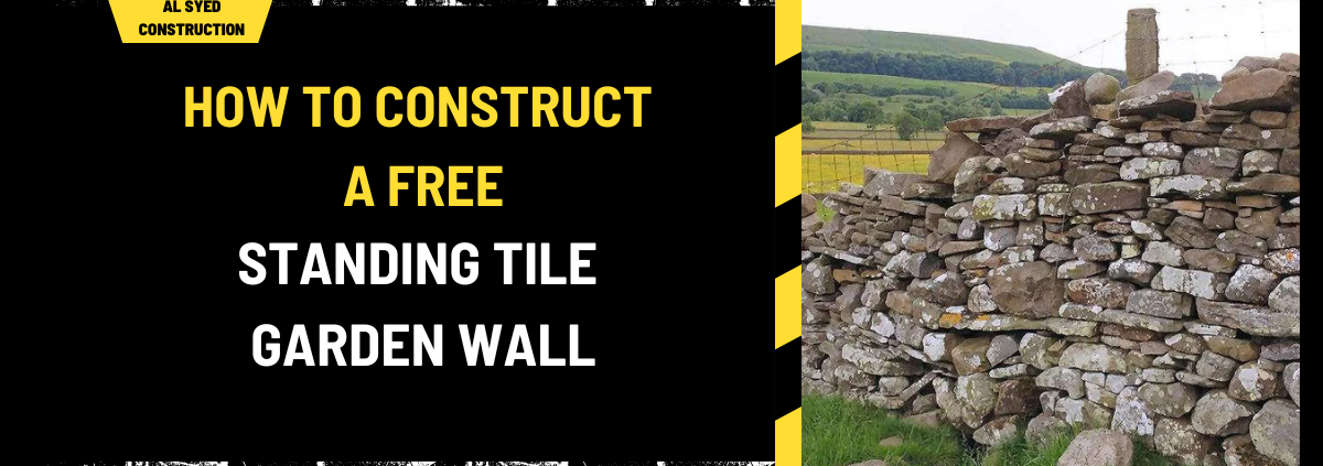 How to Construct a Free Standing Tile Garden Wall