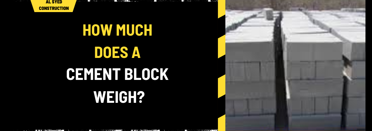 How Much Does a Cement Block Weigh? A Comprehensive Guide