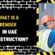 What is a Render in UAE Construction